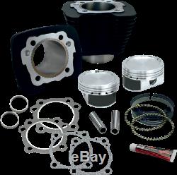 S & S Cycle XL 883-1200 Big Black Bore Coversion Kit Harley Sportster 86-19