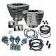 S &amp; Ss Cycle Silver Big Bore Hooligan Kit 1200cc Harley Sportster 00-2020 Xl 883