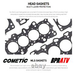 Suzuki DRZ 400 94mm +4 Big Bore BPRATV Piston Wiseco 12.5 Joint Cometic Kit Supérieur