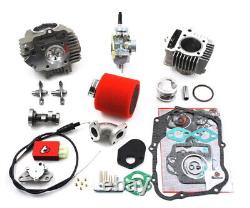 Tête de course HONDA XR50 CRF50, kit de gros alésage 88cc et carburateur TBPARTS BBR