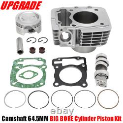 Upgrade Camshaft 64.5mm Big Bore Cylinder Piston Kit Pour Honda Crf 150f 2006- 17