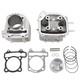 Woostar Kit Complet De Reconstruction Du Cylindre Et De La Culasse Big Bore 62,5 Mm De Remplacement